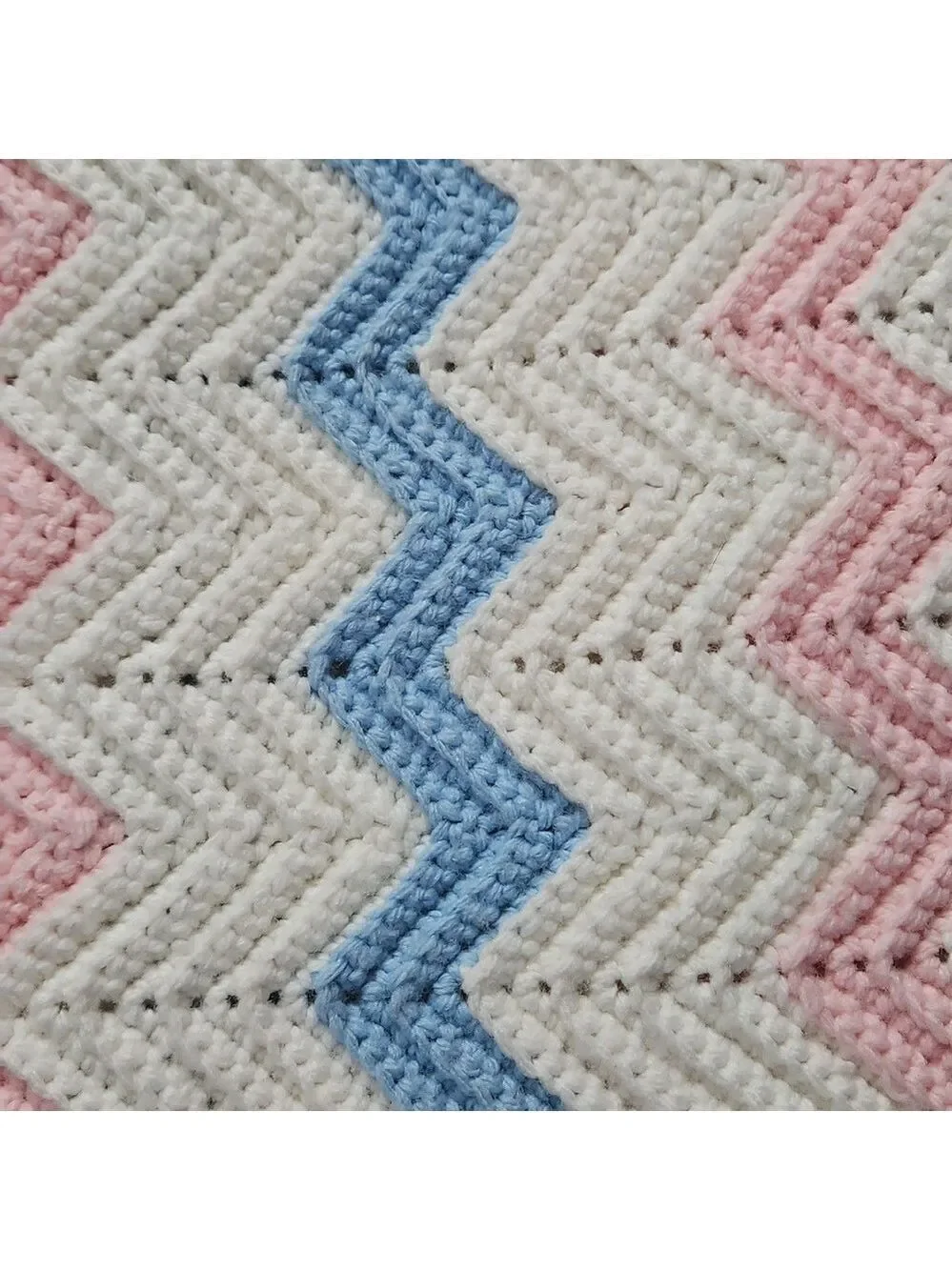 Handmade chevron patterned